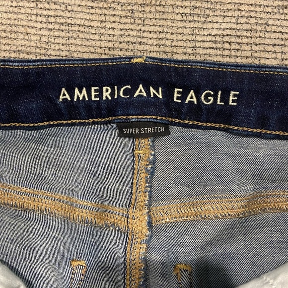 American Eagle Dark Wash super high rise curvy flare - Picture 5 of 5